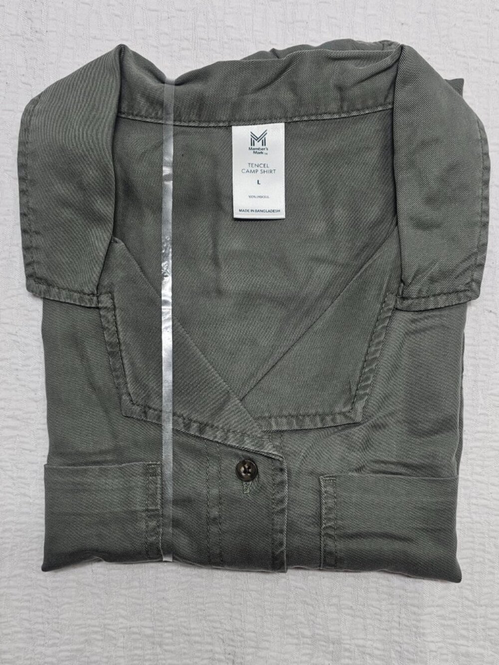 Member's Mark Women's Short Sleeve Tencel Camp Shirt Size L - Picture 8 of 9